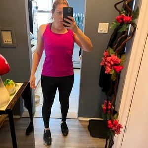 Hot pink sport top